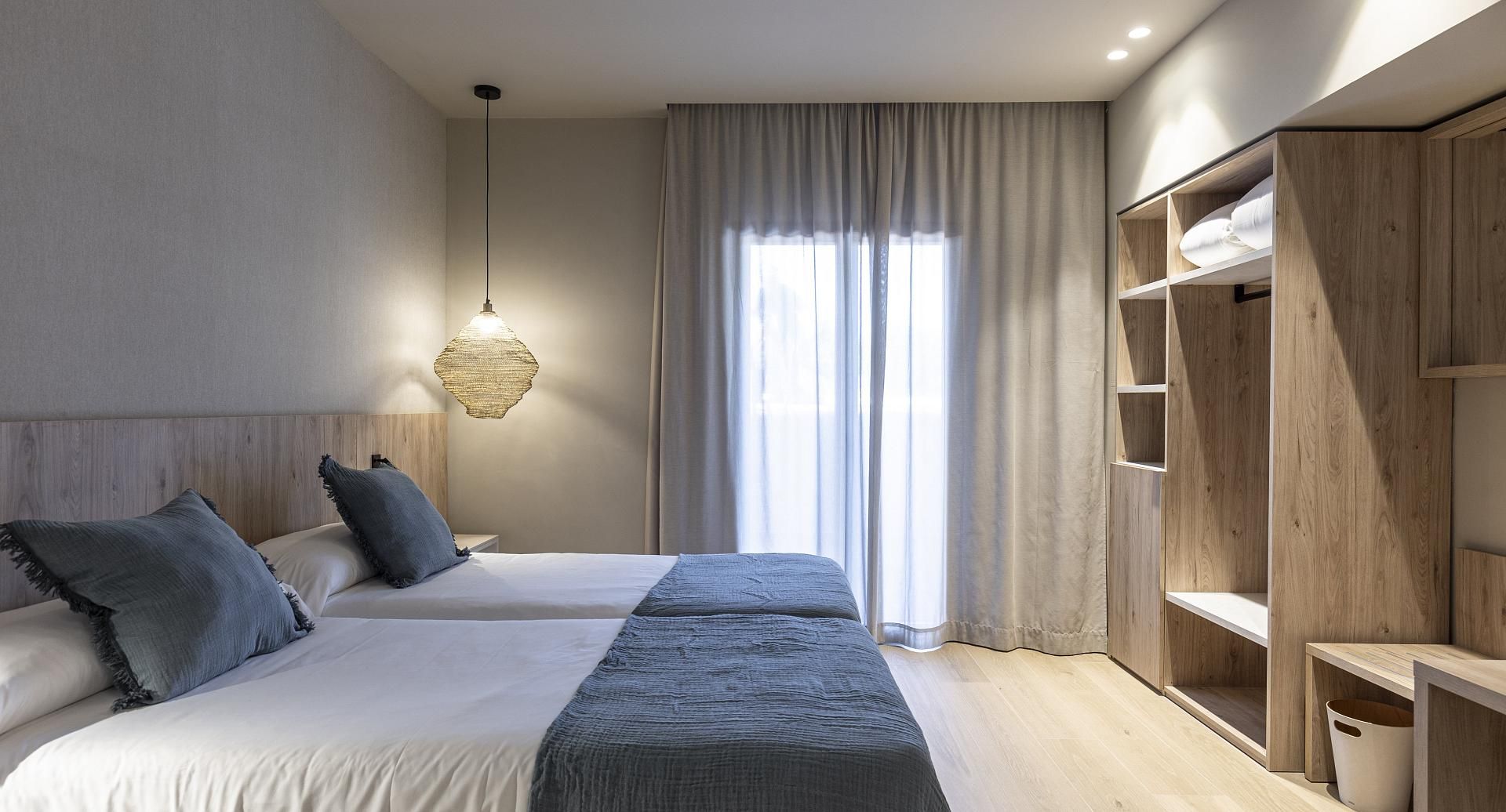 Chambres lumineuses et confortables