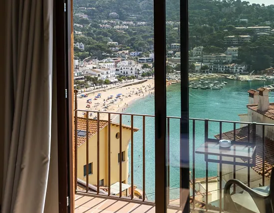 Chambre double avec vue sur la mer