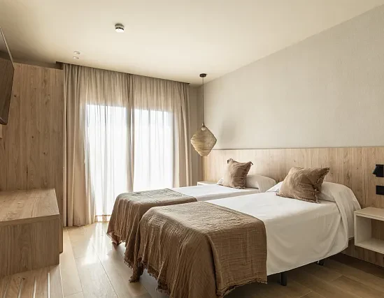 Chambre double avec vue sur la mer